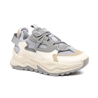 Image of PVN Jungkook Sepatu Sneakers Wanita Sport Shoes Grey Krem 129