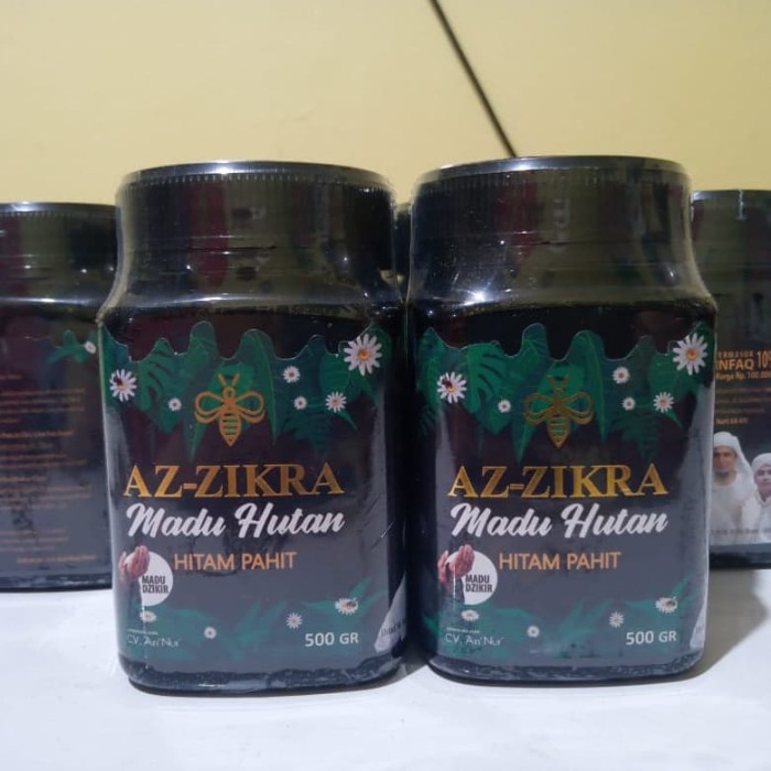 

[ORIGINAL] MADU Hutan Hitam Pahit Az-Zikra 500 GR