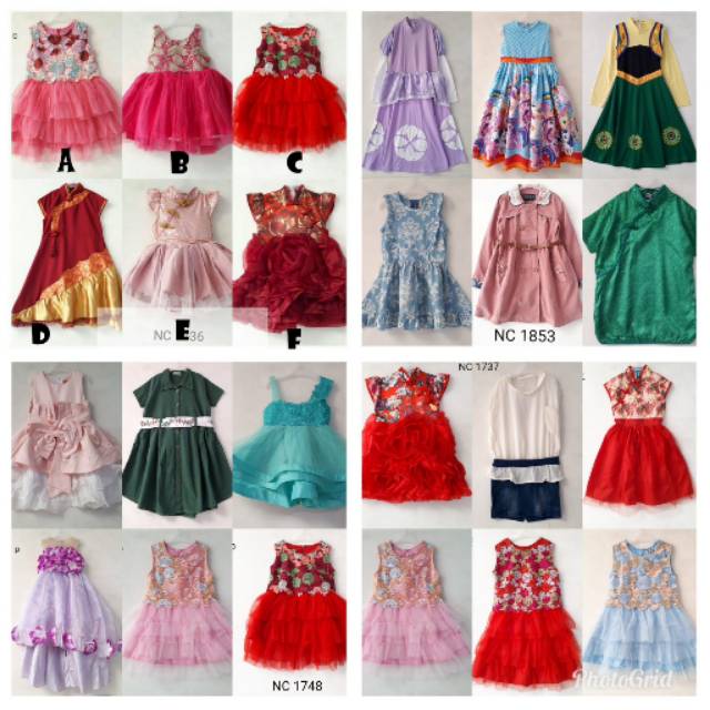 OBRAL dress gaun pesta anak chongsam baju cina