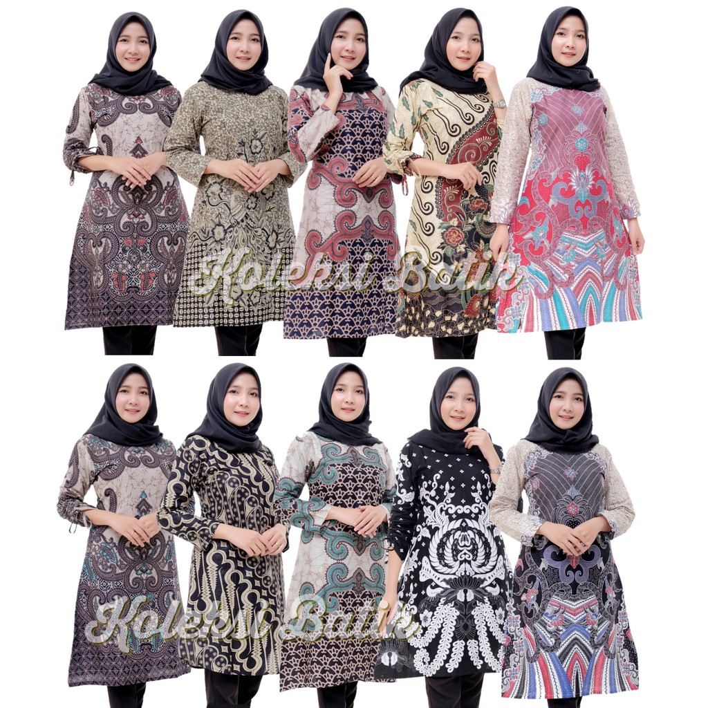 Atasan Batik Dolby Dolbi Dobby Doby Tenun Sutra Tulis Halus Katun ATBM Baron ,Sarombit Atasan Batik