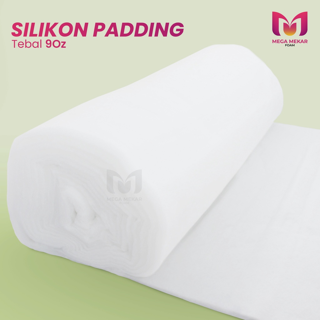 Silikon/Dacron Lembaran Padding Grade A+ lebar 240 CM Tebal 9Oz Meteran Sangat Empuk dan Nyaman