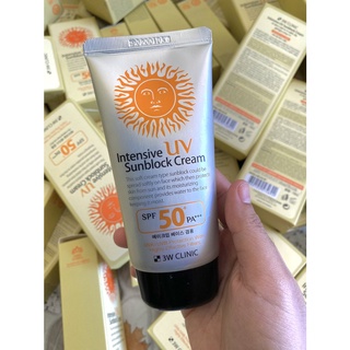 [Ready stok] 3WCLINIC Intensive UV Sunblock Cream SPF 50PA+++ 70ml