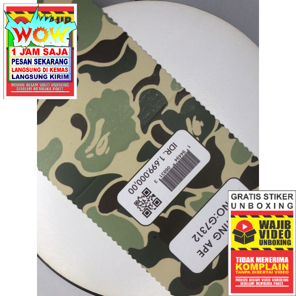 

BAPE PRICE TAG HANG TAG BARCODE SUPER PREMIUM CO 1X DI KIRIM 600PCS