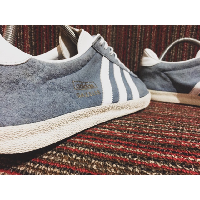 borongan 10sepatu Adidas gazelle og blue second original