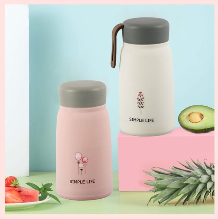 Botol minum mini/ botol minum lucu/botol minum kaca/botol minum anak/botol minum korea