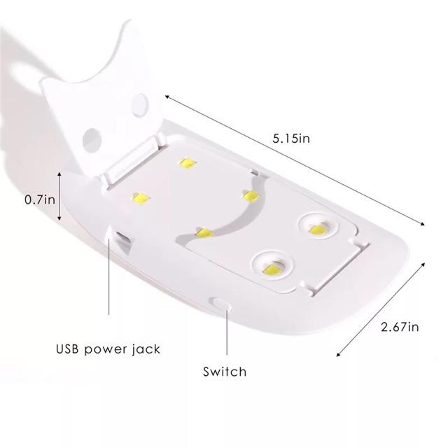 SUN MINI nail dryer uv led lamp Sun mini lampu led pengering kutek gel