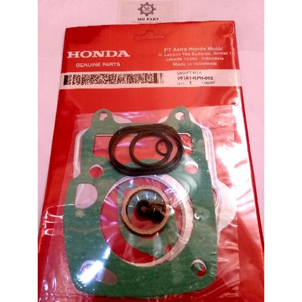 PAKING TOP SET AHM (KPH) KHARISMA SUPRA X 125 2005-2008 SUPRA X 125 BATMAN 2008-2013 KARBU/ FI KIRAN