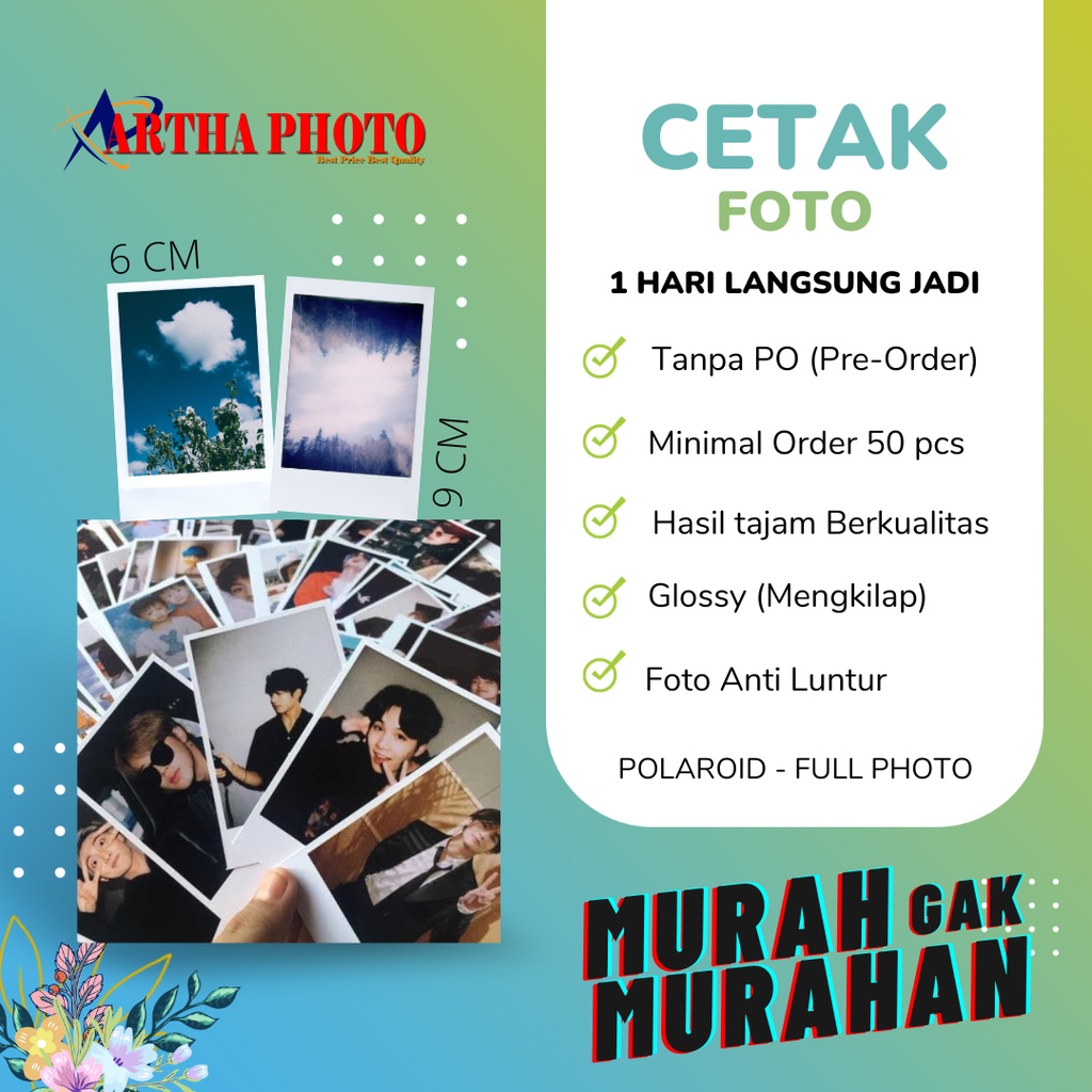 CETAK FOTO 2R FULL FOTO DAN 2R POLAROID MURAH