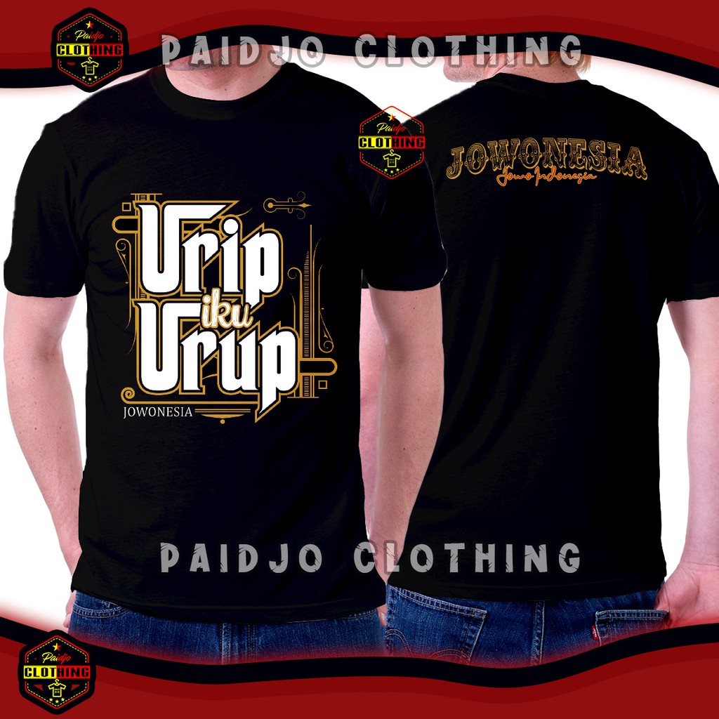Kaos Distro Kata Kata Jawa Urip Iku Urup Shopee Indonesia Kaos Distro Kata Kata Jawa Urip Iku Urup Shopee Indonesia