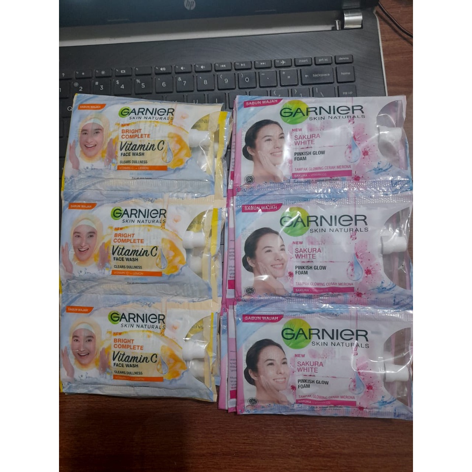 Garnier Facial Foam Sachet 9ml 12pcs