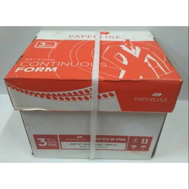 

Kertas Continuous Form 3ply Merk Paperline Bagi 2 / PRS (K 3 W PRS)