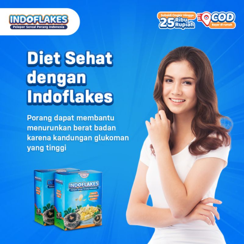 

Indoflakes Sereal Porang Solusi Diet Sehat