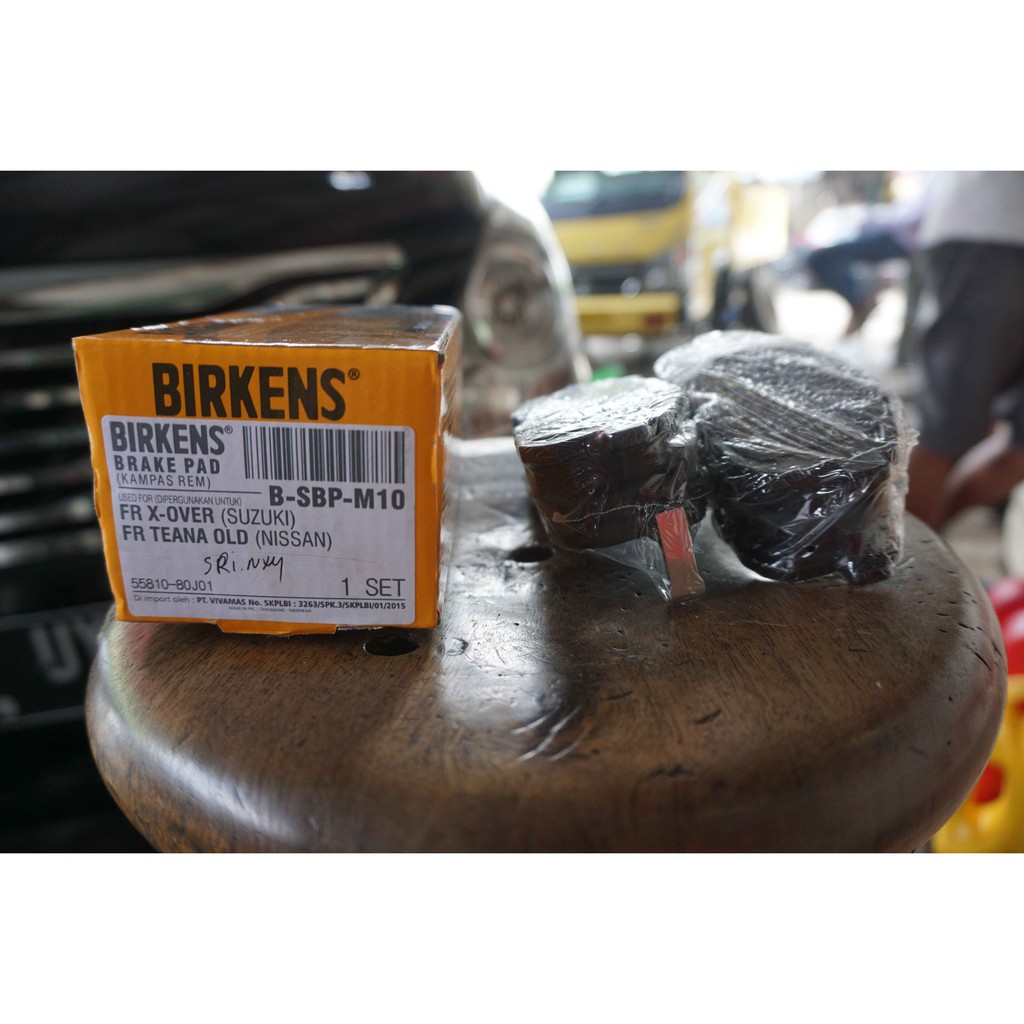 Brake Pads Kampas Rem Depan Suzuki SX4/Nissan Teana Old merk Birkens