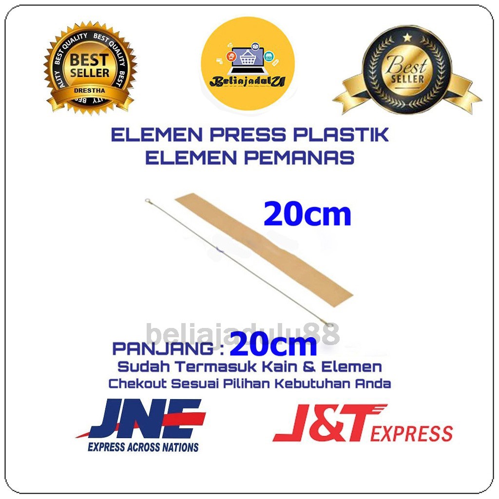 Beliajadulu88 Elemen Impulse Sealer 20 cm &amp; 30 cm / refill Seal pemanas plastik