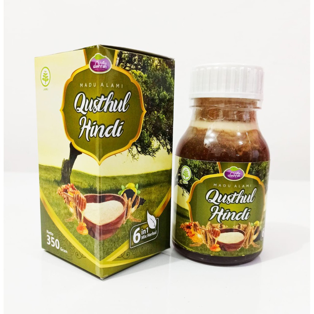 Madu Qusthul Hindi 6 in 1 Mix Herbal  wasfah Menambah imun tubuh  Isi 350 gr