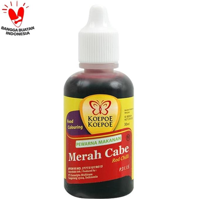 

PEWARNA MERAH CABE (30ml)