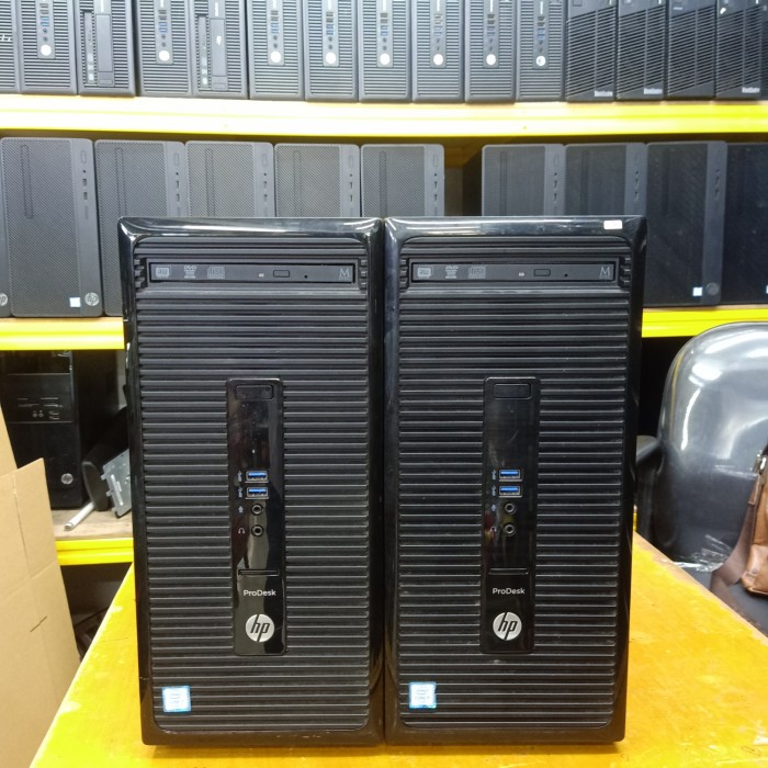 PC HP PRODESK 490 G3 MT CORE I7 GENERASI 6 RAM 8GB DDR4 HDD 1TB DVD RW