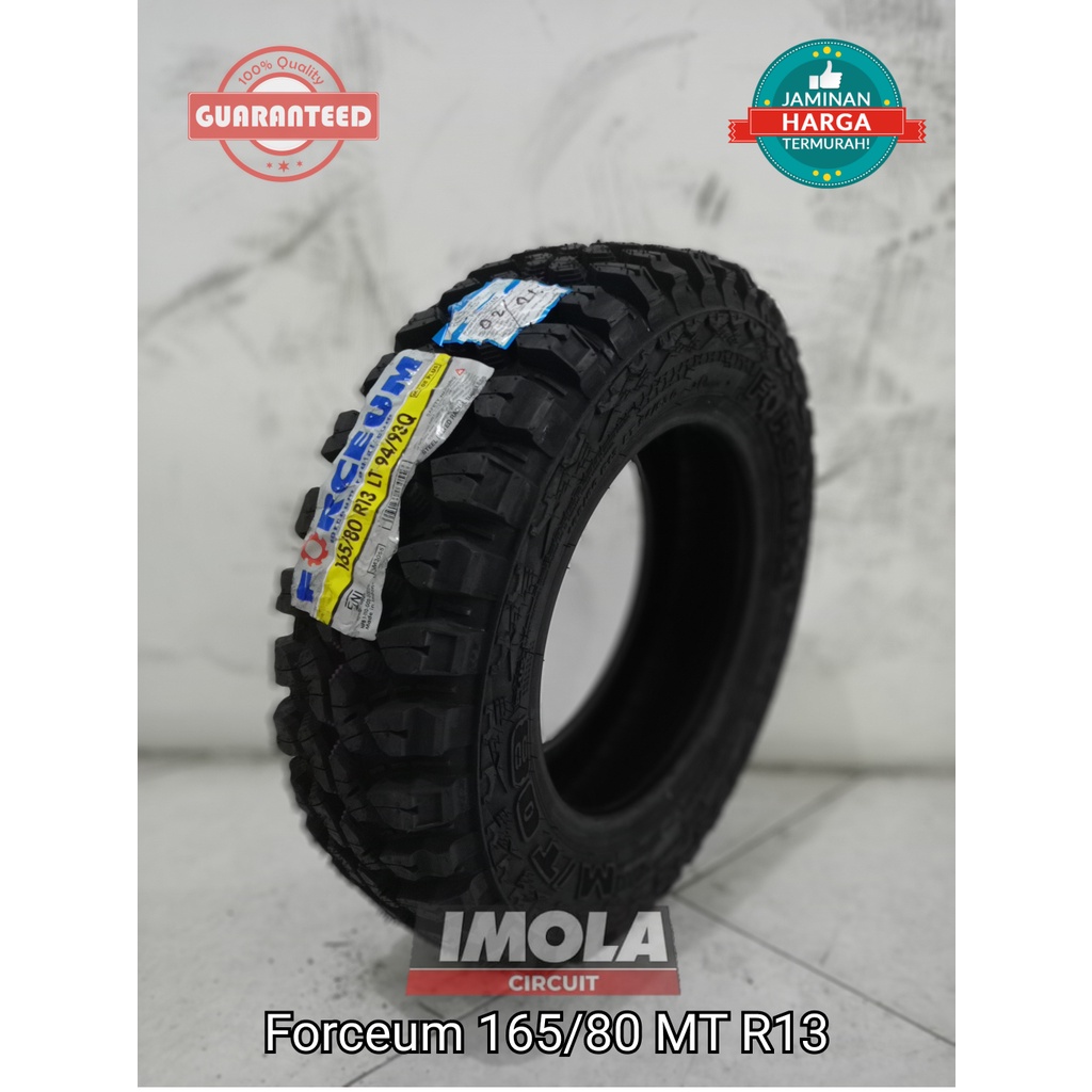 Ban Mobil MT Pacul Tahu R13 Ukuran 165/80 Ring 13 Forceum Awet Bermutu