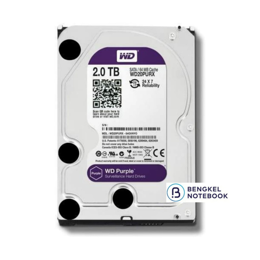 Hardisk PC WD PURPLE 2TB