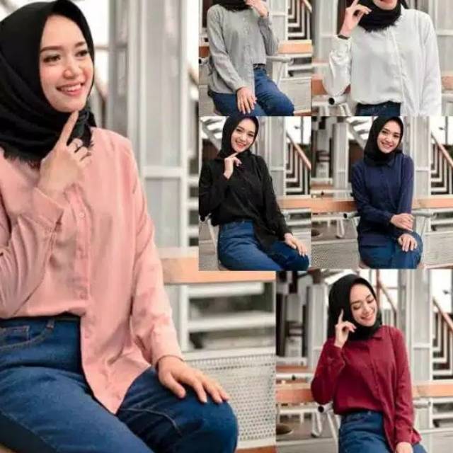 KEMEJA POLOS MONALISA MURAH