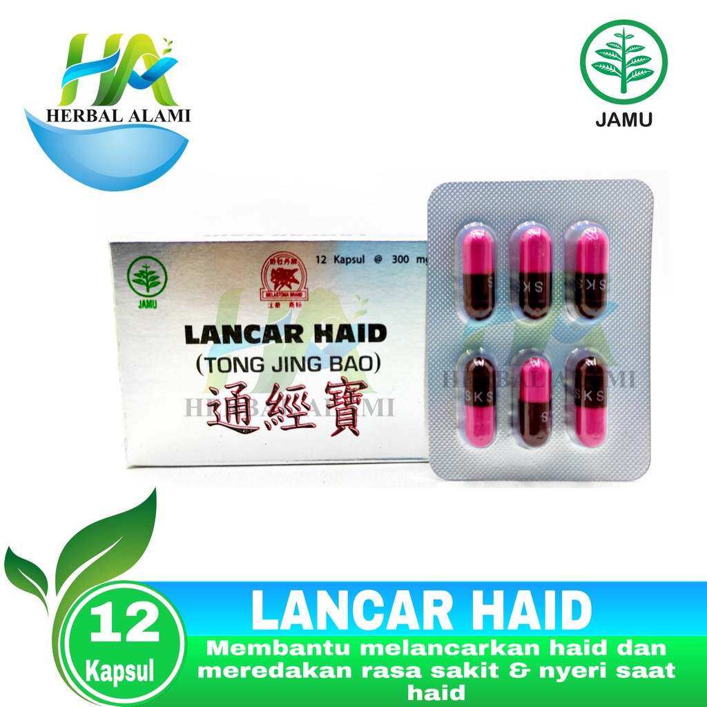 Lancar Haid Tjong Jing Bao - Obat Melancarkan Haid