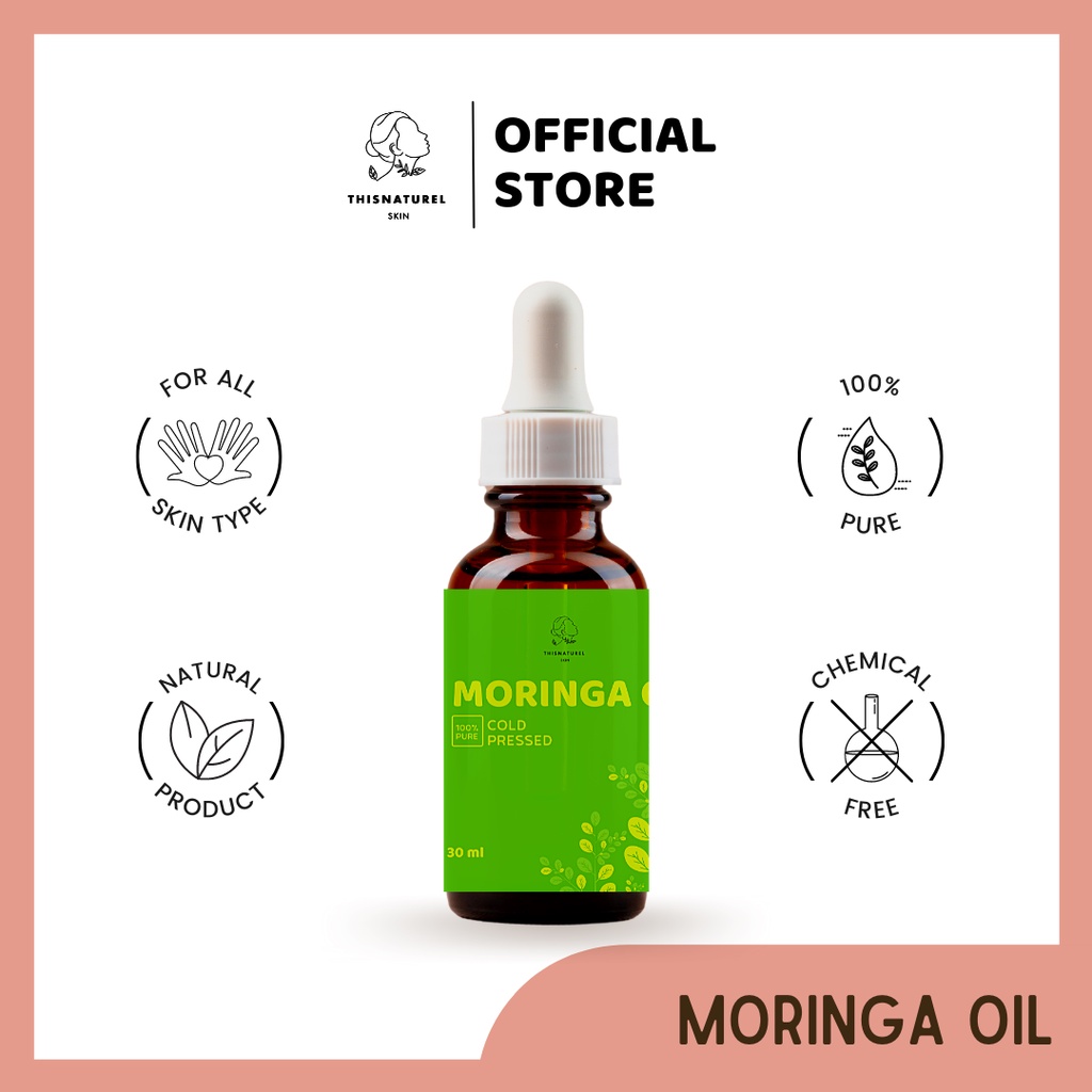 Moringa oil - minyak daun kelor - 100% Pure Natural Oil