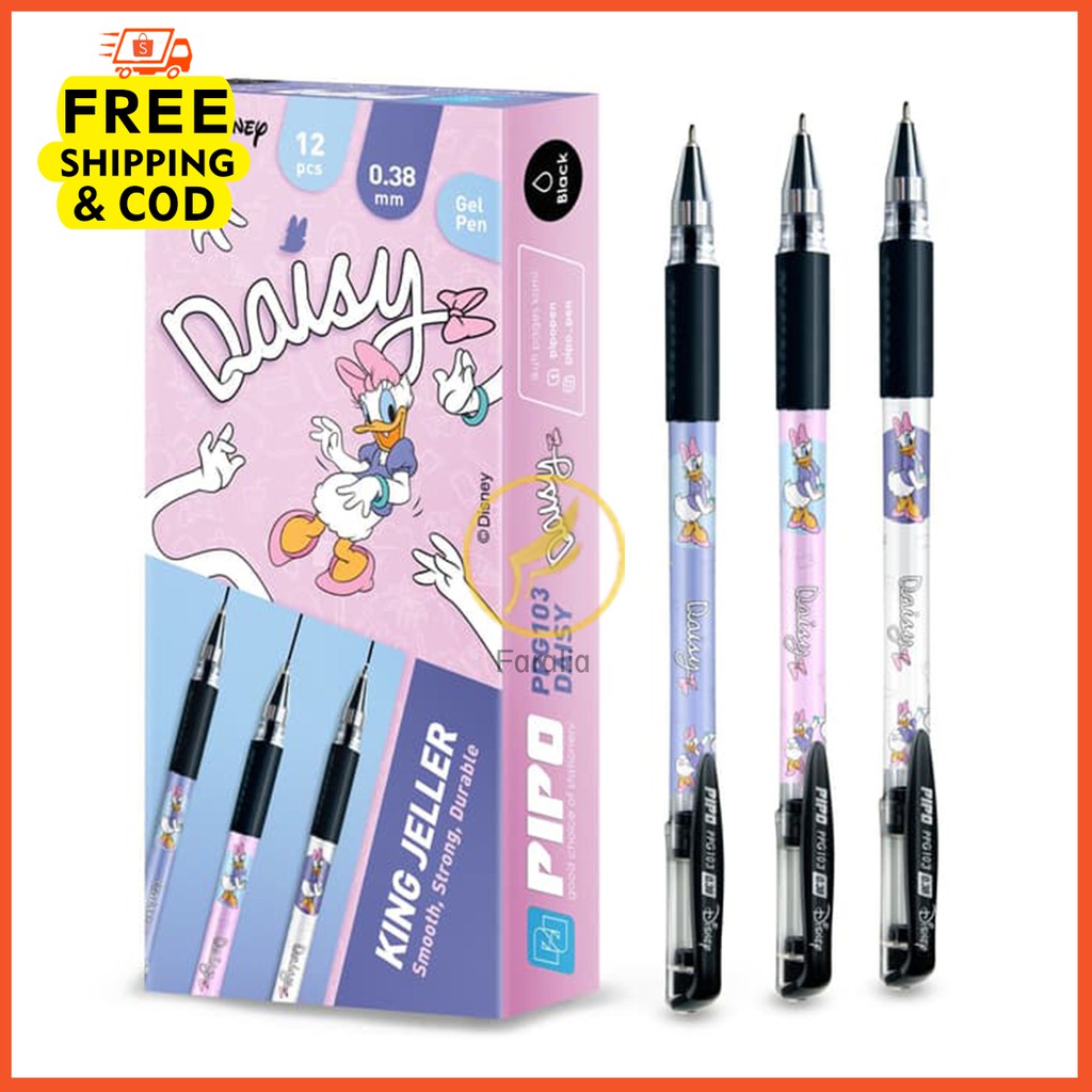 

PIPO Daisy Duck Pulpen Lucu 0.38mm Motif Cute Bolpen Pen Ballpoint Satuan