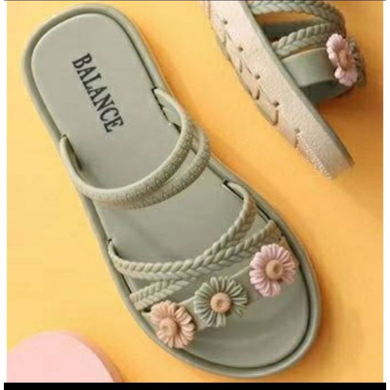 Sandal Jelly Anak Variasi Bunga Daisy