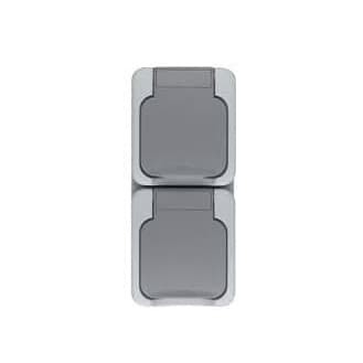 broco Atlantic 225151 Stop Kontak 2G Vertical Outdoor Outbow