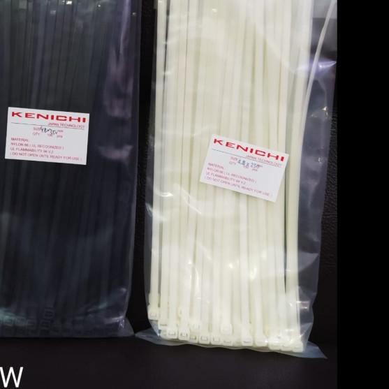 

❁ Kenichi Cable Ties 4,8 x 250 / 4.8 x 250 25cm - Putih ♟