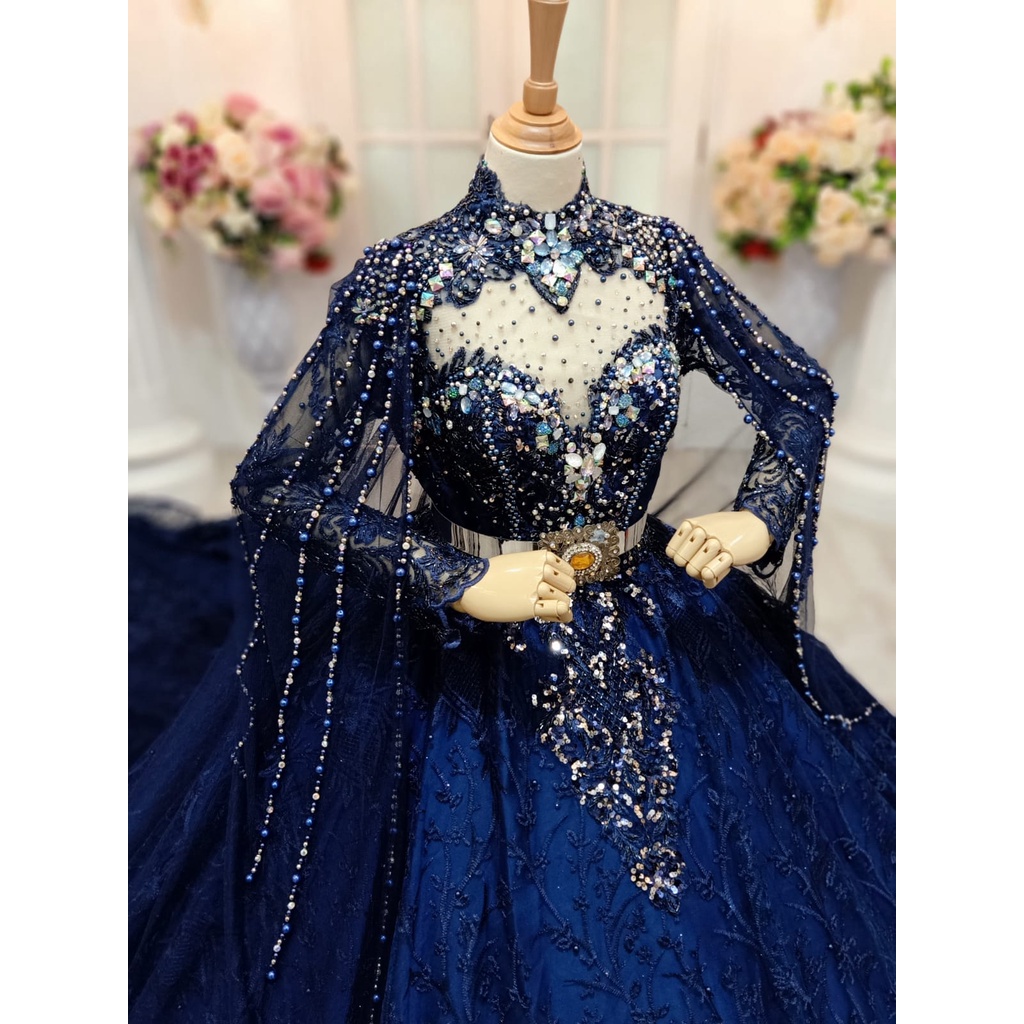 COD GAUN PENGANTIN BARBIE PAYET MEWAH BEREKOR | GAUN PENGANTIN MURAH | GAUN PENGANTIN MUSLIMAH
