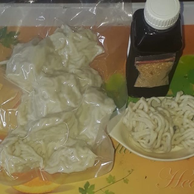 

Pempek keriting kecil