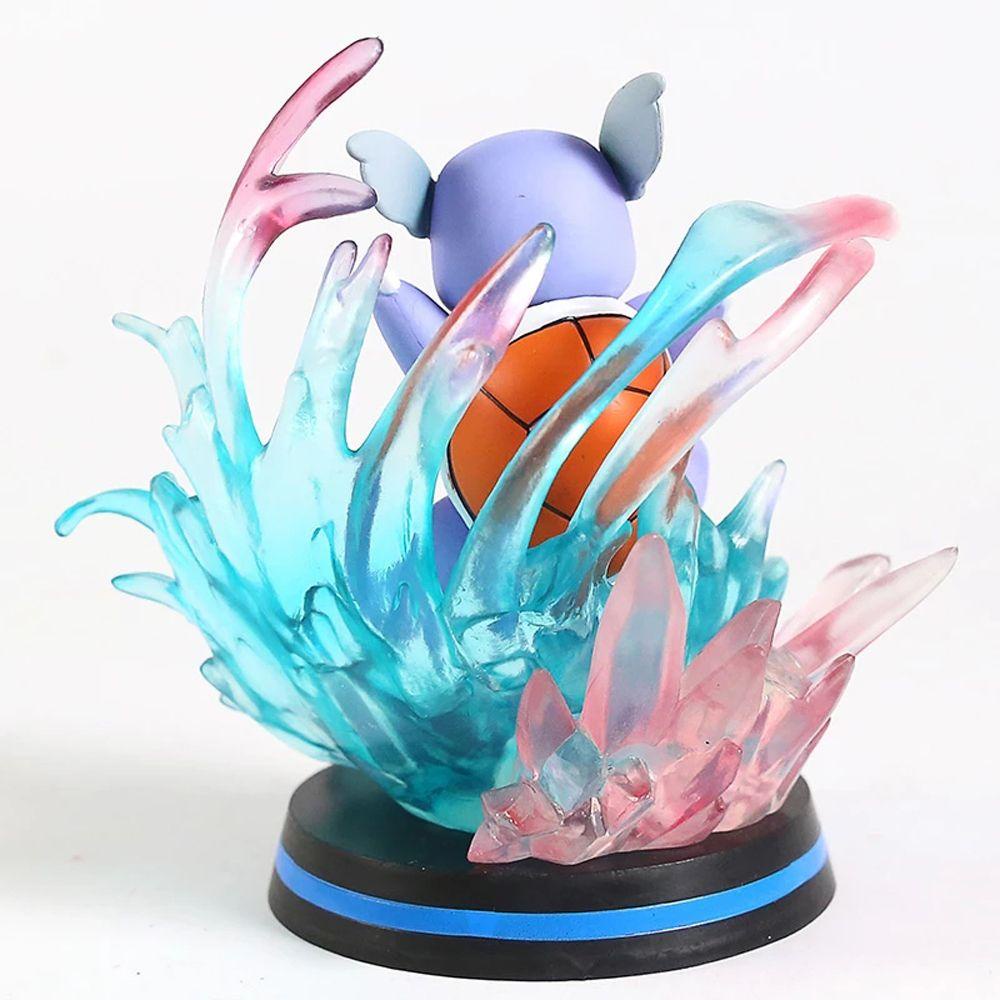 QUINTON Gambar Pokemon Desktop Ornamen Koleksi Model Blastoise Mewtwo Model Mainan Bulbasaur