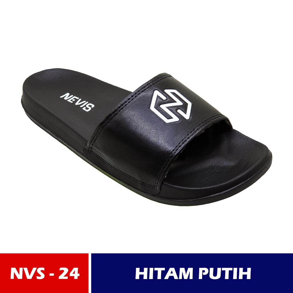 Sendal Selop Casual Santai Nevis NVS 24 Sandal Slide Slop Slip On Pria Wanita ORIGINAL