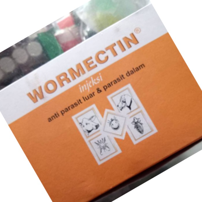 wormectine.. Obat jeksi utk anti parasit luar dan dalam.. Gudikan
