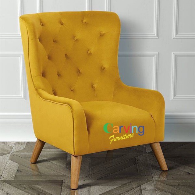 Sofa single kursi teras scandinavian sofa vintage klasik