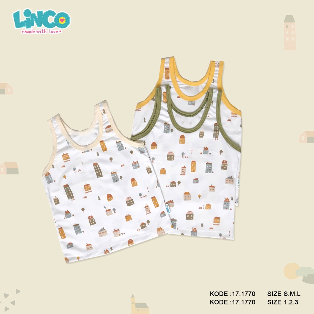 LINCO SETELAN BAYI MOTIF CUTE HOUSE / SETELAN BAYI