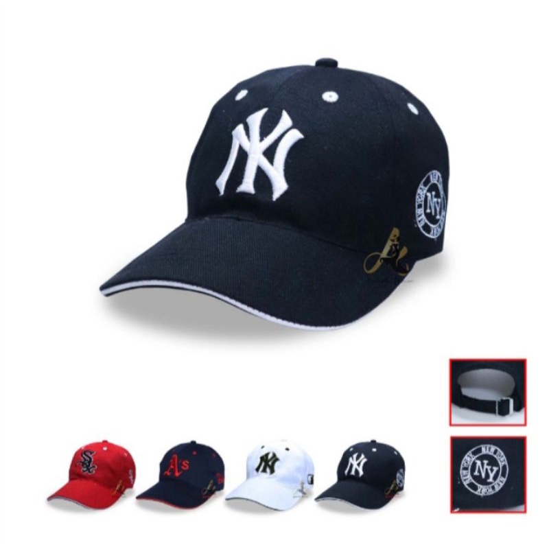 Topi Pria Baseball Bordir