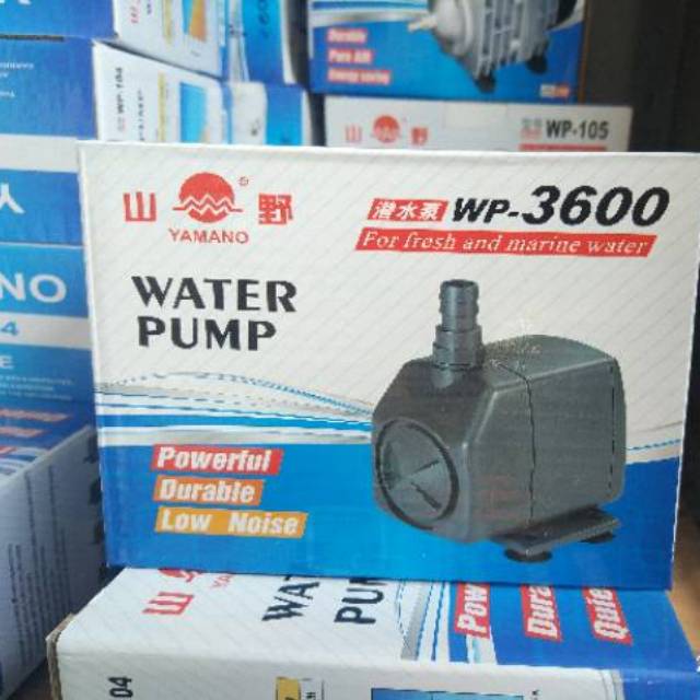 Pompa air  yamano 3600 aquarium / pompa celup yamano wp 3600 aquarium