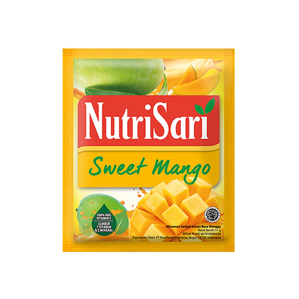 

Nutrisari Rasa Buah Sweet Mango | Sachet