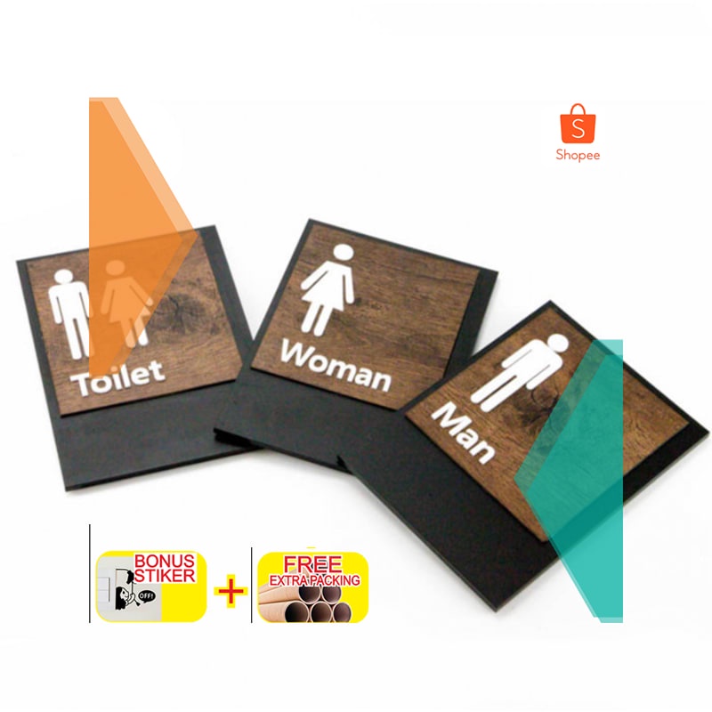 

Grosir LABEL TOILET ACRYLIC KAYU | PAPAN TOILET AKRILIK Keren