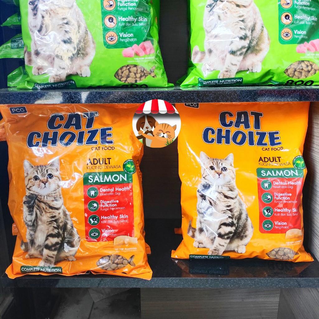 CAT CHOIZE SALMON 800gr - Makanan Kucing