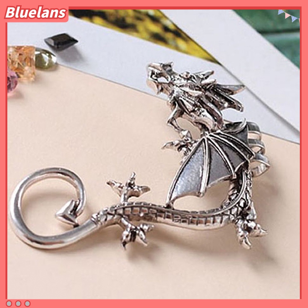 1pc Ear Cuff Bahan Alloy Gaya Retro Punk Untuk Outdoor