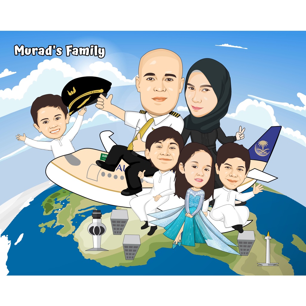 

Karikatur Digital Sketsa Tambahan Wajah / Pengerjaan 2 hari (Softfile)