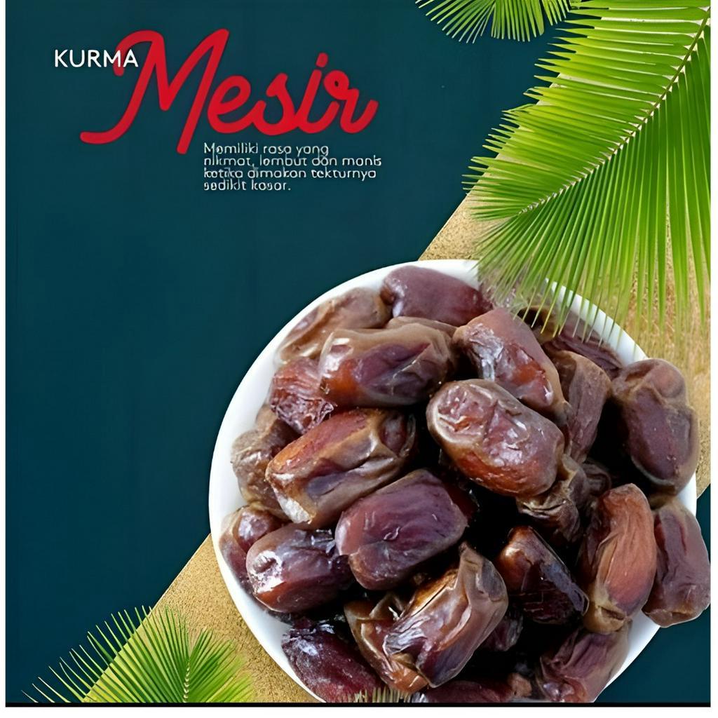 

Kurma Mesir golden valley Segar 1000gr