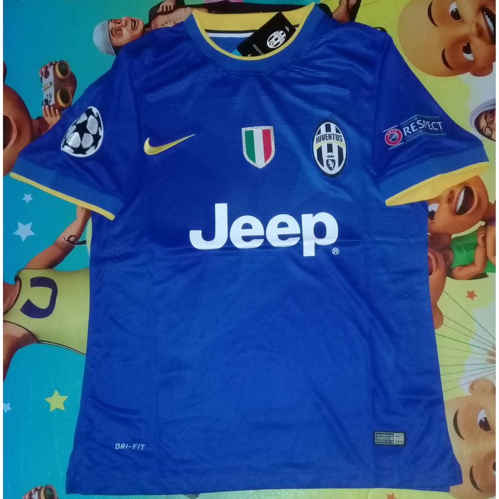 Jersey Juventus Away 14/15 Retro Full Patch UCL
