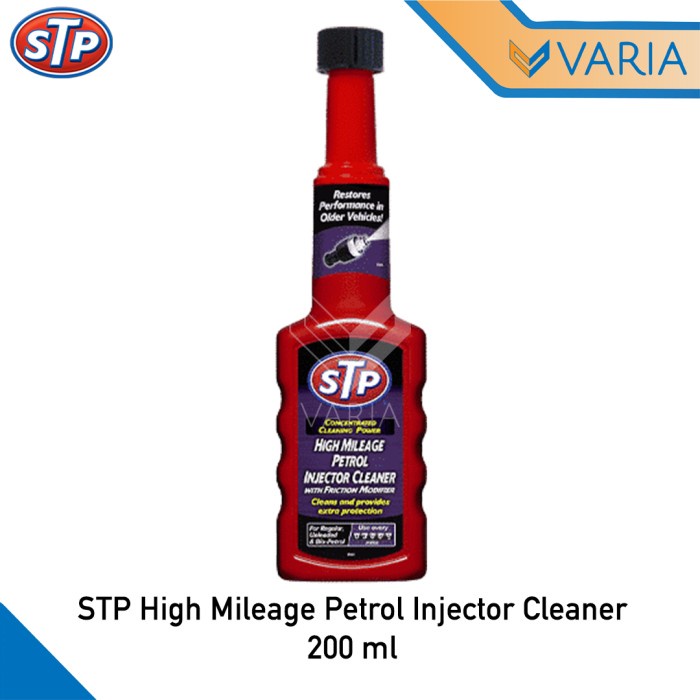 STP High Mileage Petrol Injector Cleaner 200 ml Additive Bensin