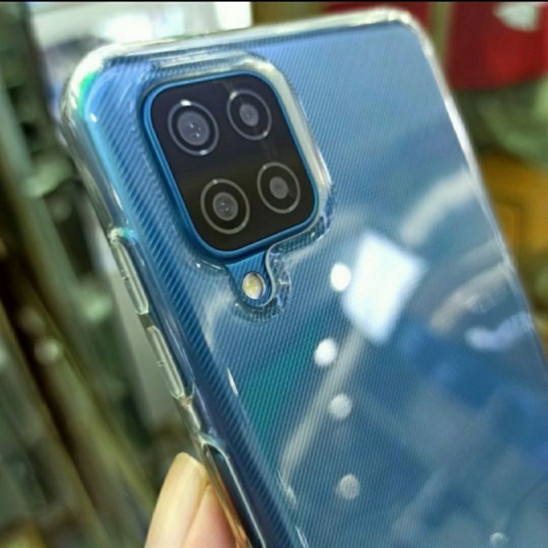 Samsung A12 M12 soft case silikon silicone clear case Premium