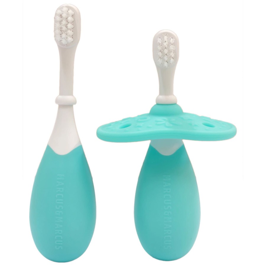 Marcus and Marcus 3 Stage Palm Grasp Toothbrush Set Sikat Gigi Anak