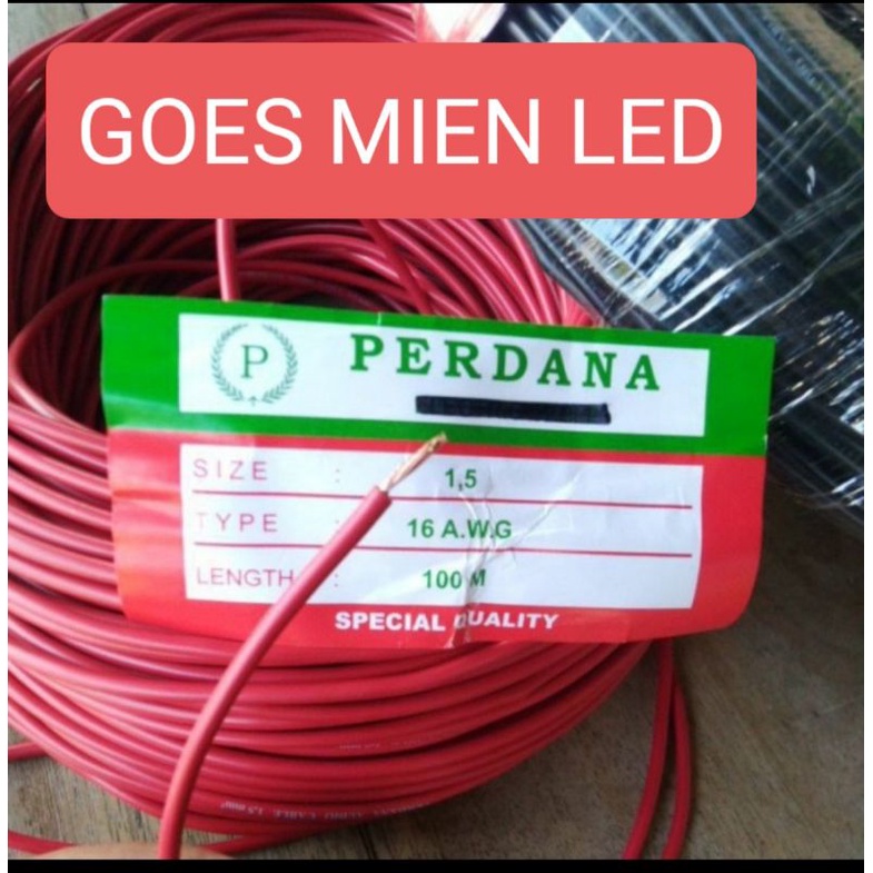 kabel perdana AWG 1,5 mm 100 meter